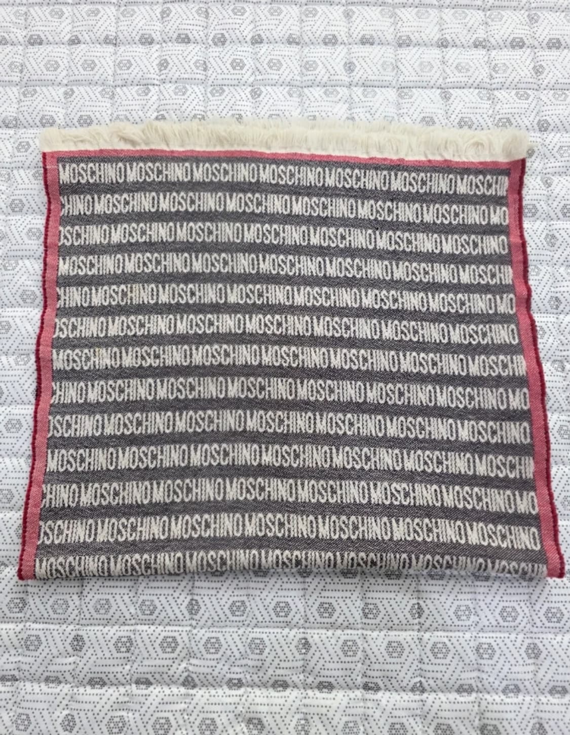 모스키노 모노그램 울 머플러 상품이미지8