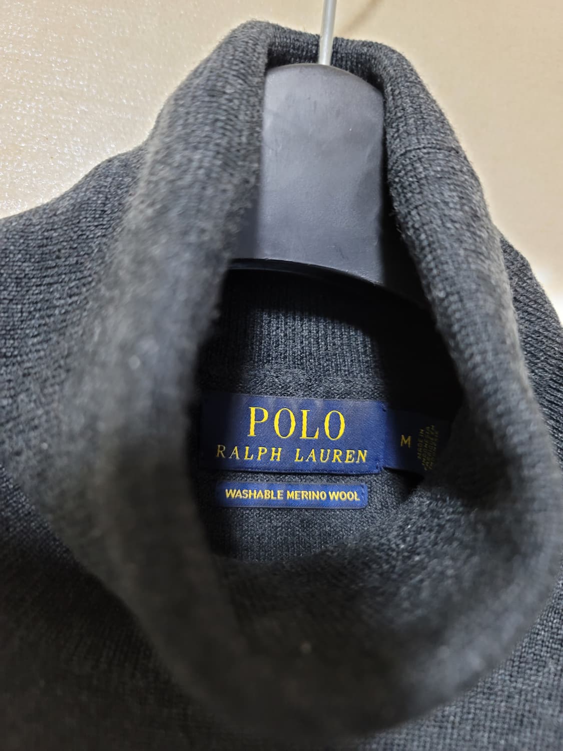 폴로 터틀넥 엑스트라파인 메리노울 니트 상품이미지6