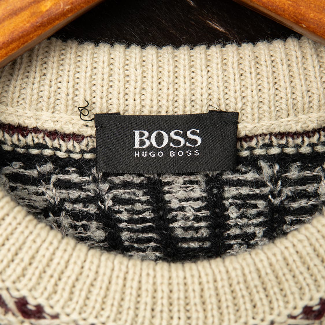 [107] 90s 휴고보스 노르딕 울 알파카 스웨터  상품이미지4