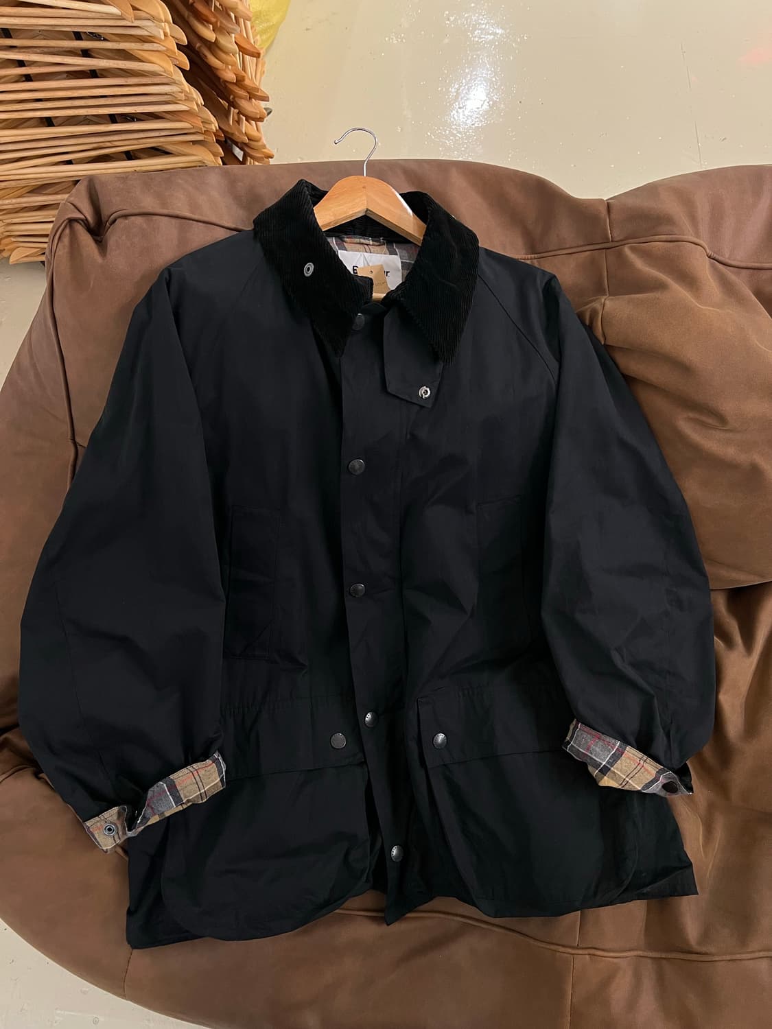 Barbour 바버 빅 비데일 논왁스 자켓 상품이미지5