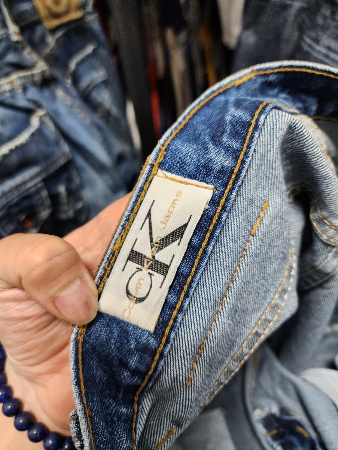 캘빈클라인 USA 90s 빈티지 데님  상품이미지5