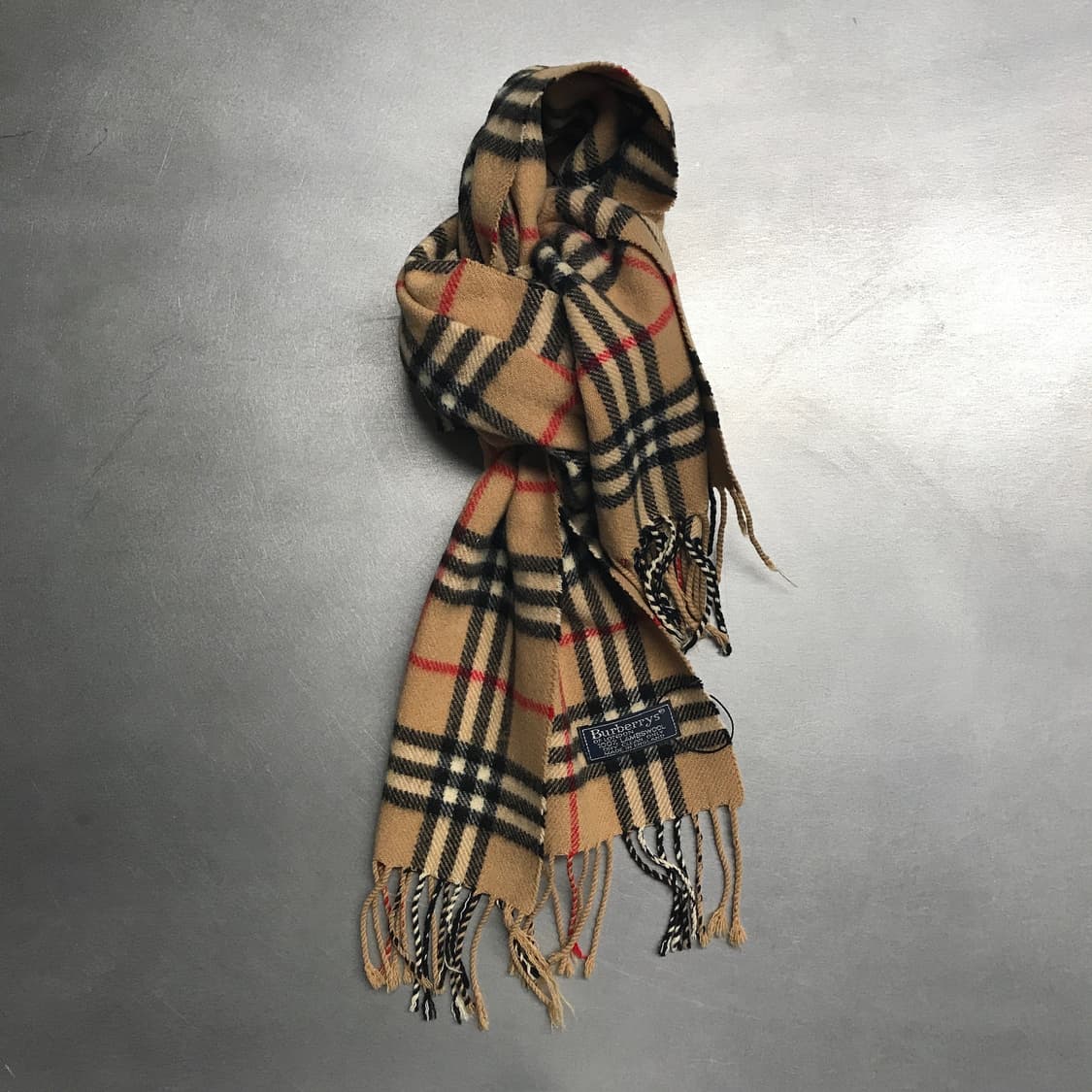 버버리 정품 램스울 머플러 베이지 상품이미지1