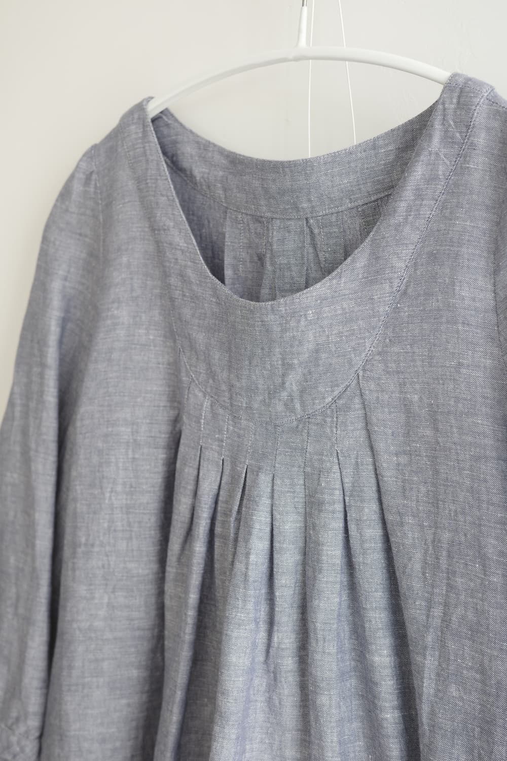 ROUX-BRIQUE 린넨 셔링 원피스 상품이미지3