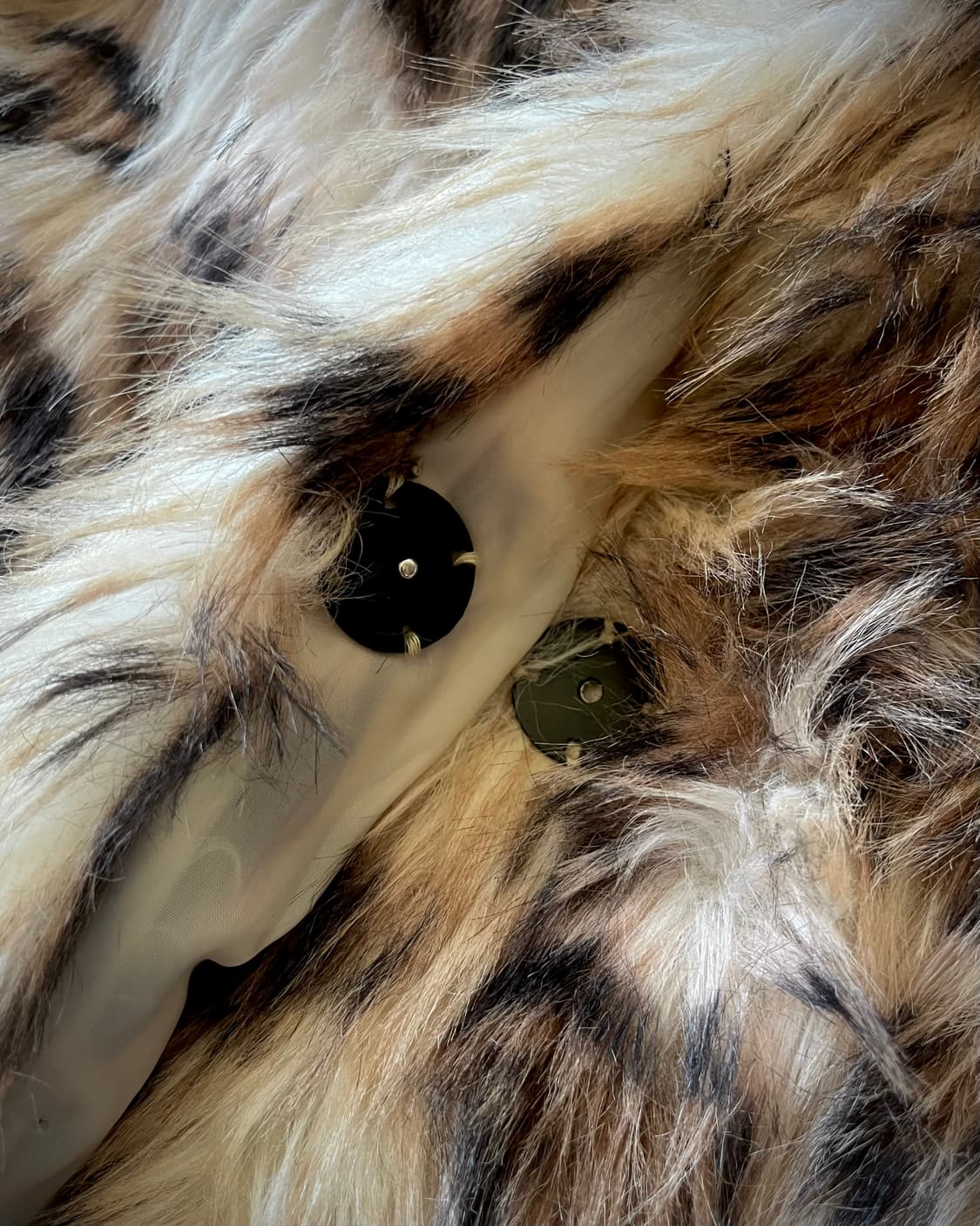 Jpn Vintage Shaggy Leopard Fur Long Coat 상품이미지10