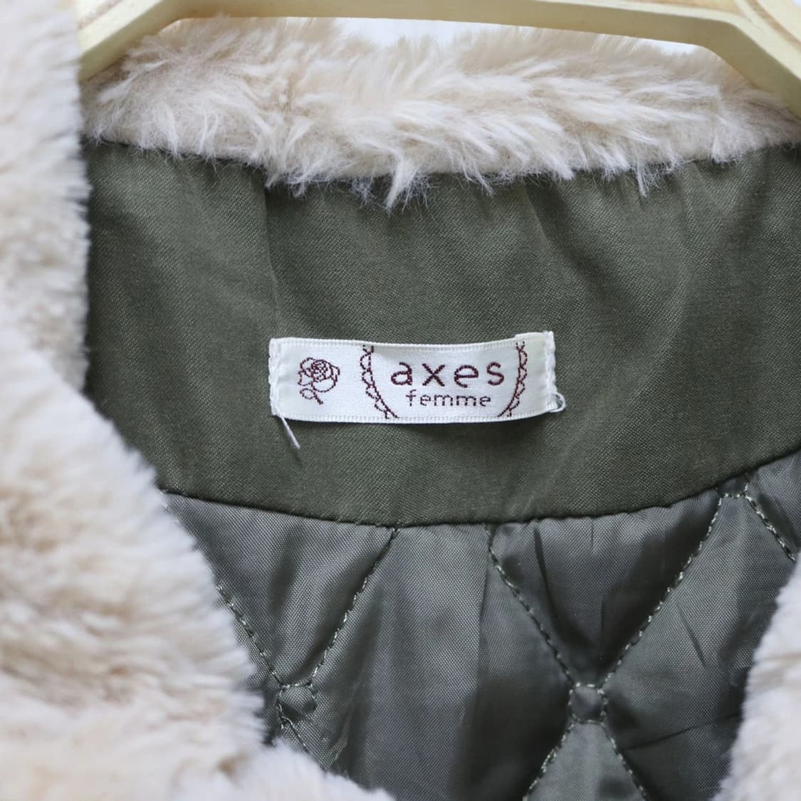 엑시즈팜 레이스 포인트 야상 자켓 61107 상품이미지8