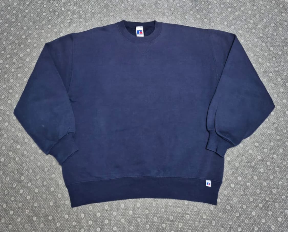 [L]90s US Made 러셀 네이비 스웻  -329 상품이미지1
