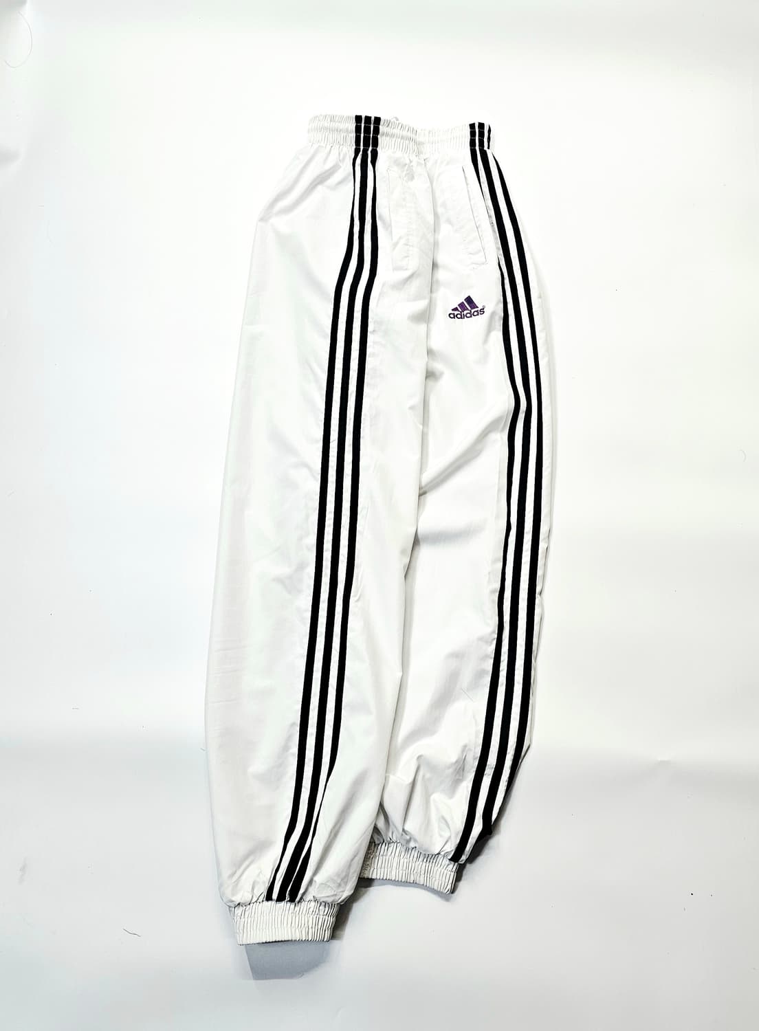 아디다스 흰검 삼선 트랙팬츠 바람막이 조거 바지 상품이미지1