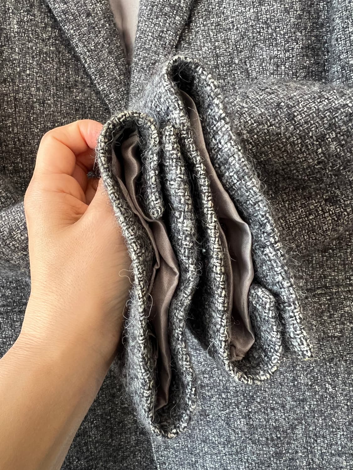 갤럭시 남성 보카시그레이 알파카자켓 상품이미지4