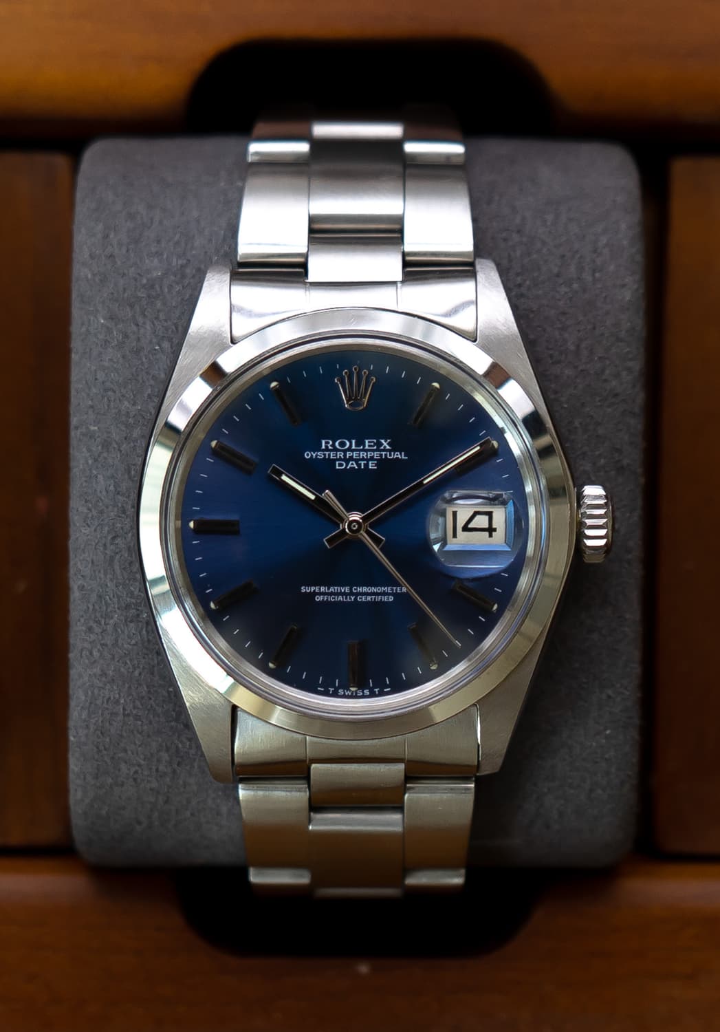 롤렉스 오이스터 퍼페츄얼 데이트 1500 청판 시계 상품이미지1
