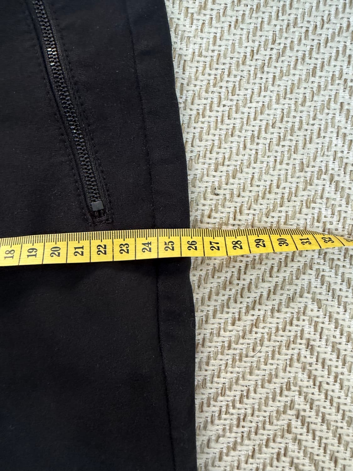 정품) 띠어리 블랙 여성 바지 0(26) 상품이미지9