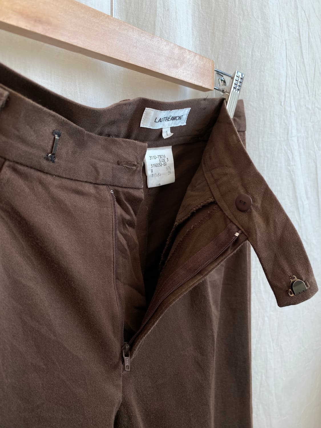 LAUTREAMONT 브라운 카프리팬츠(28) 상품이미지6
