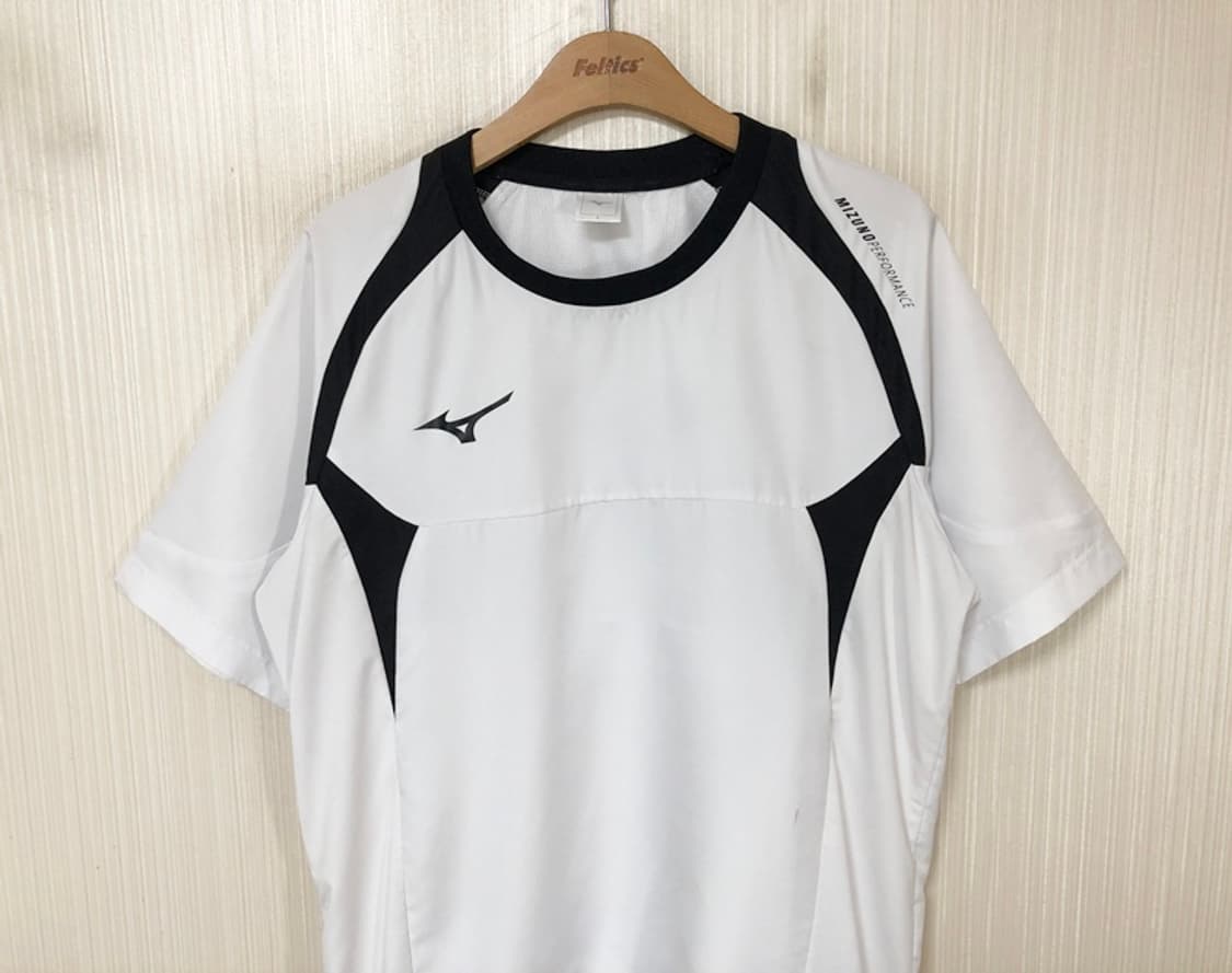 미즈노(MIZUNO) 빅로고 반팔풀오버/우븐피스테/윈드셔츠 L 상품이미지2