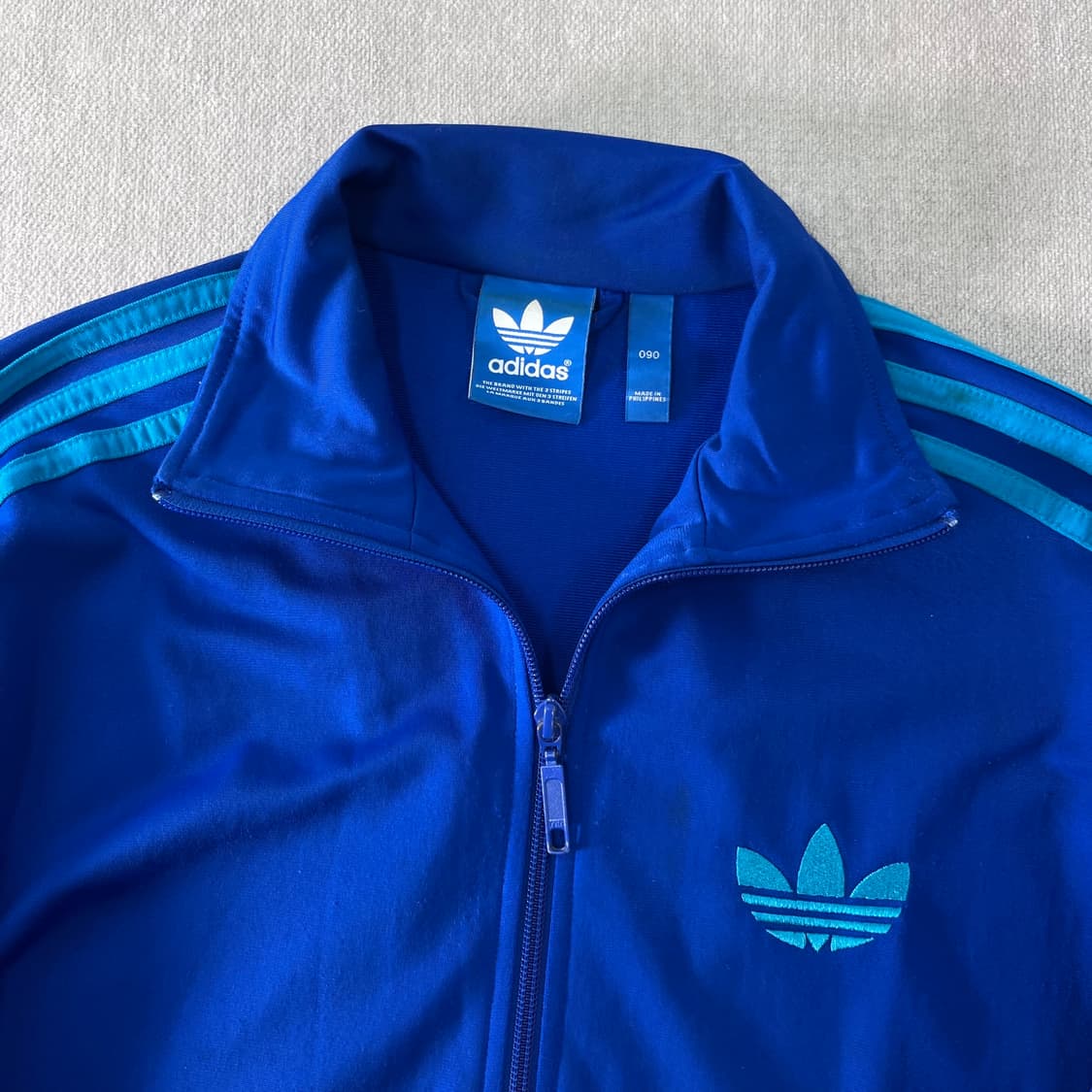 100 아디다스 파이어버드 블루 트랙탑 져지   상품이미지2