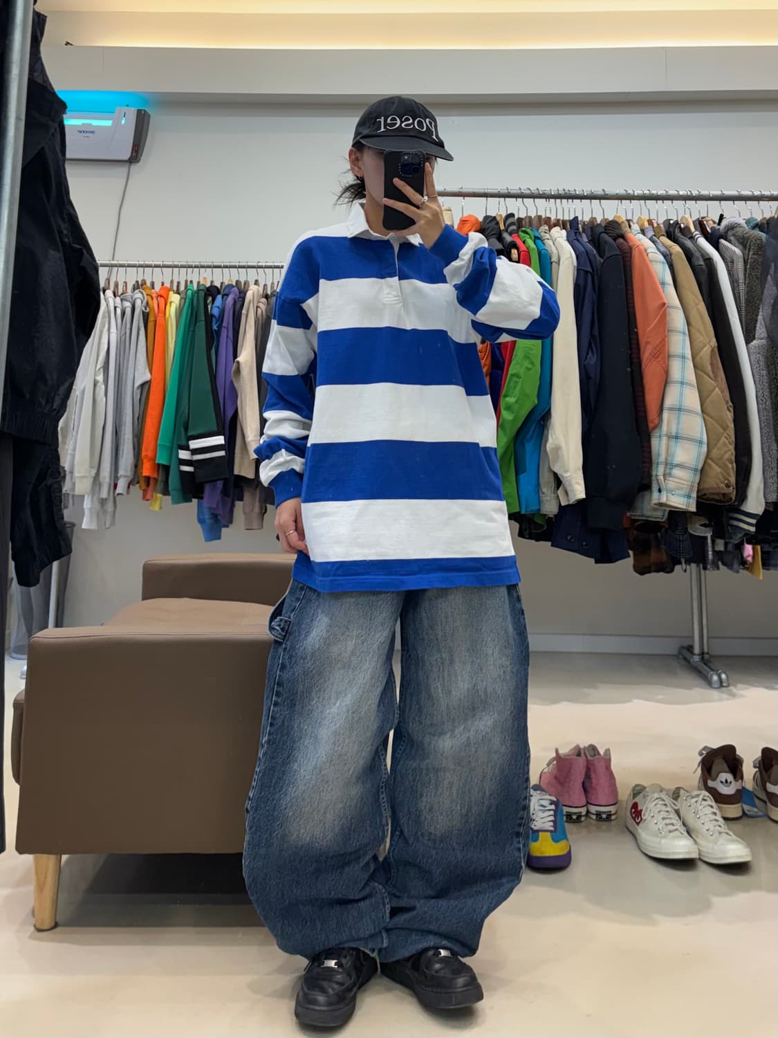 컬럼비아 니트 럭비티 상품이미지7