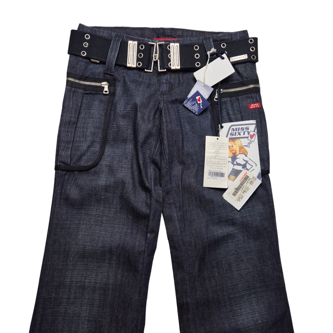 [새상품][27] 미스식스티 지퍼디테일 데님팬츠 상품이미지3