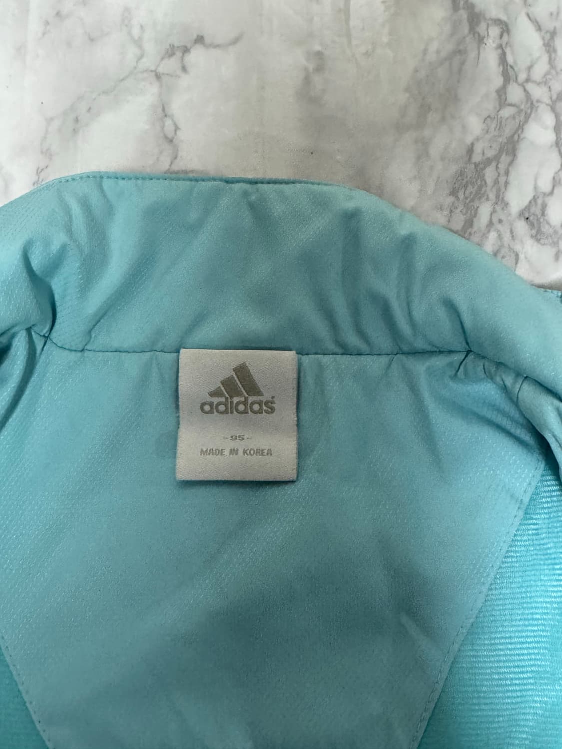 아디다스 삼선 민트 바람막이 점퍼 자켓 상품이미지6