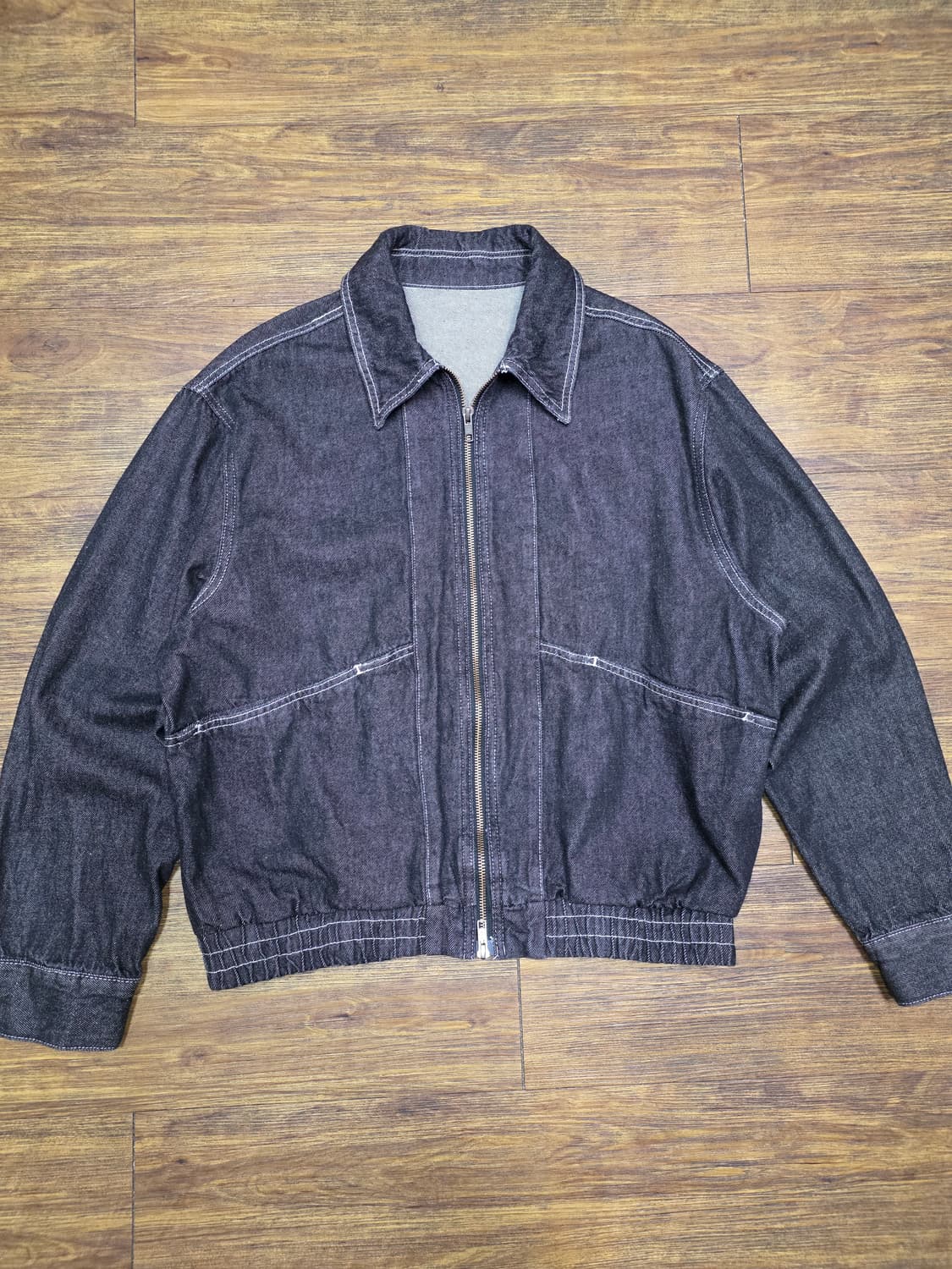 에잇세컨즈 흑청 데님 자켓 상품이미지1