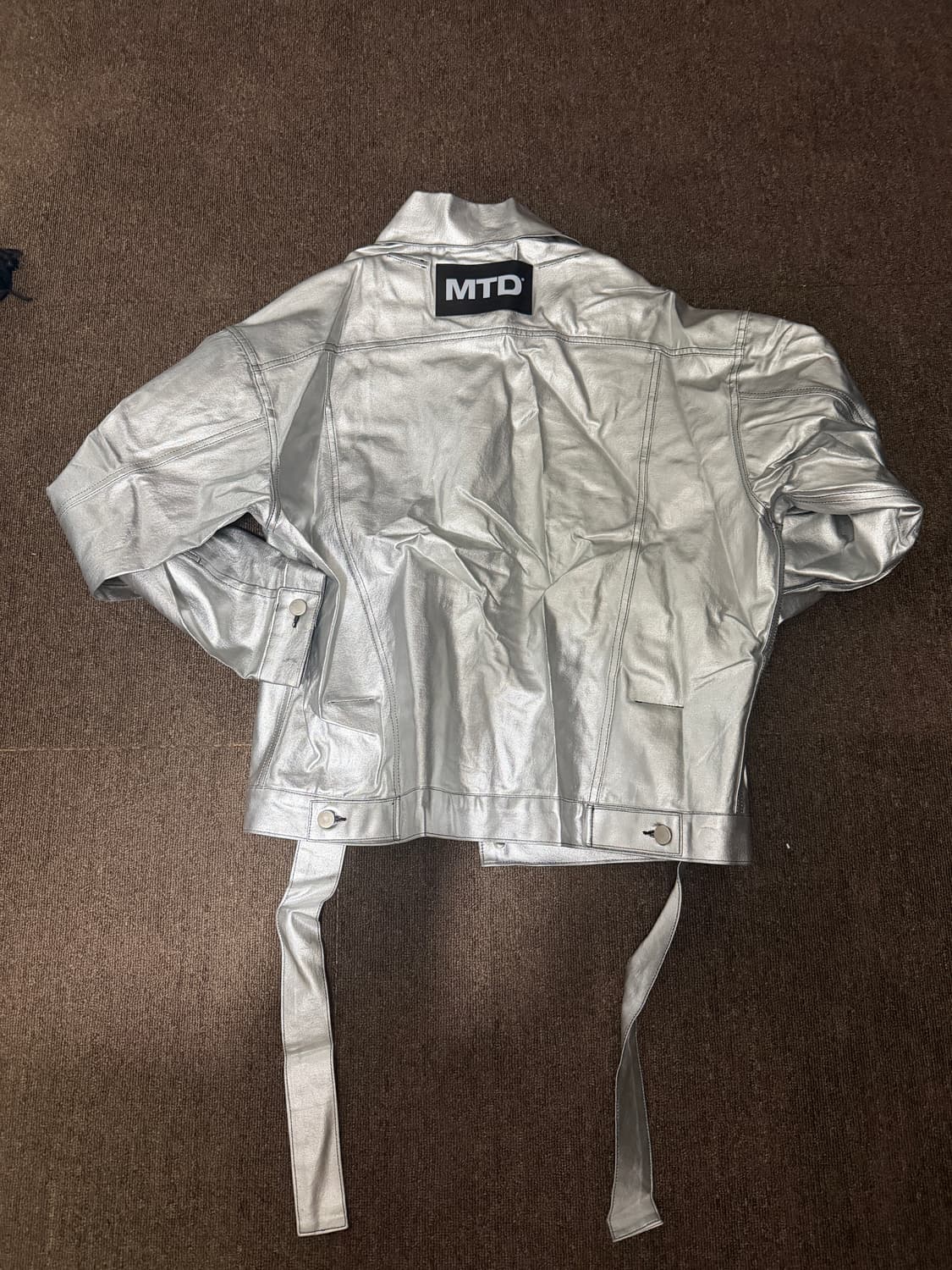 몰댄돕 메탈릭 데님 자켓 상품이미지3