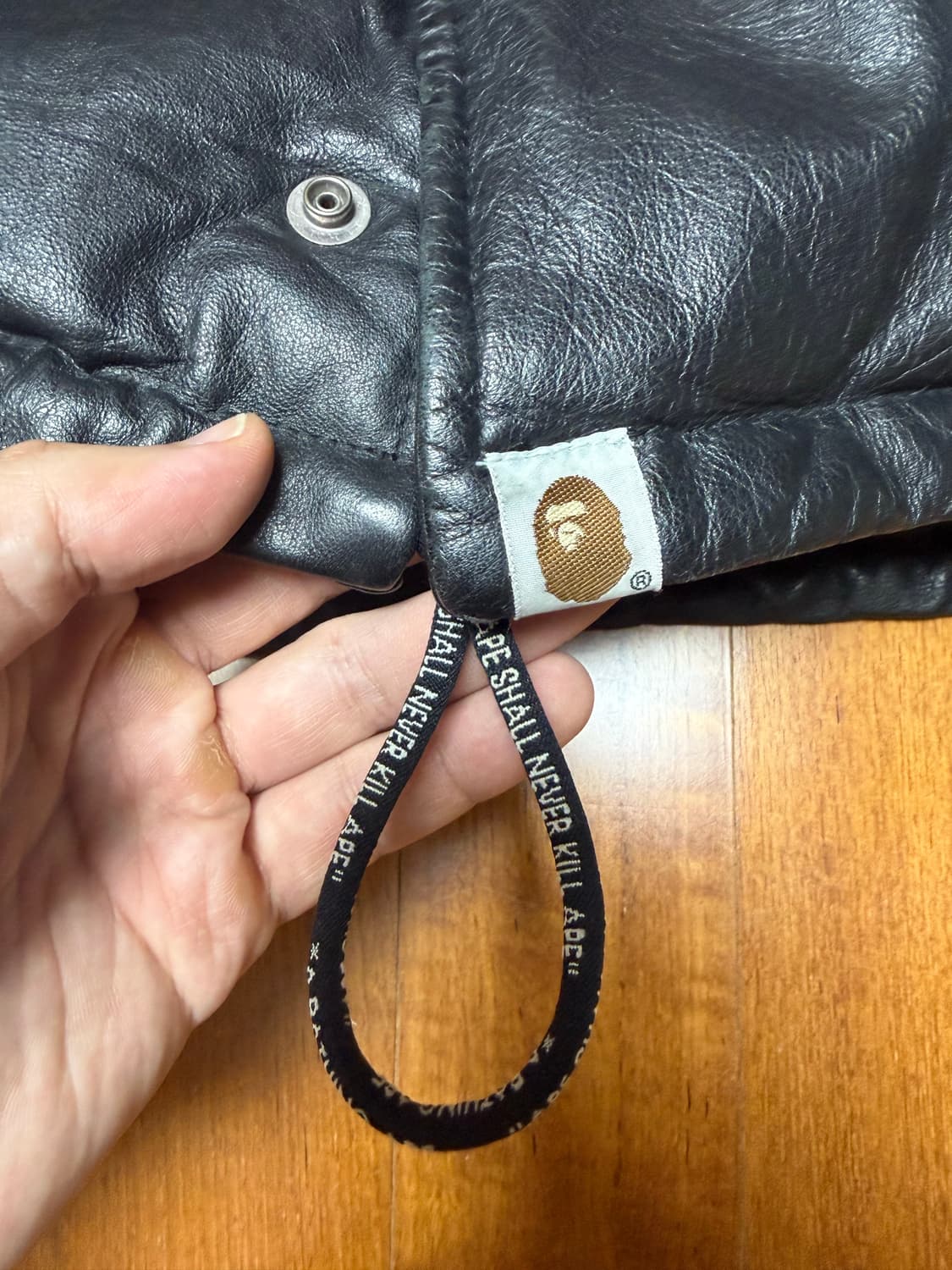빈티지 베이프 m65 가죽패딩 상품이미지4