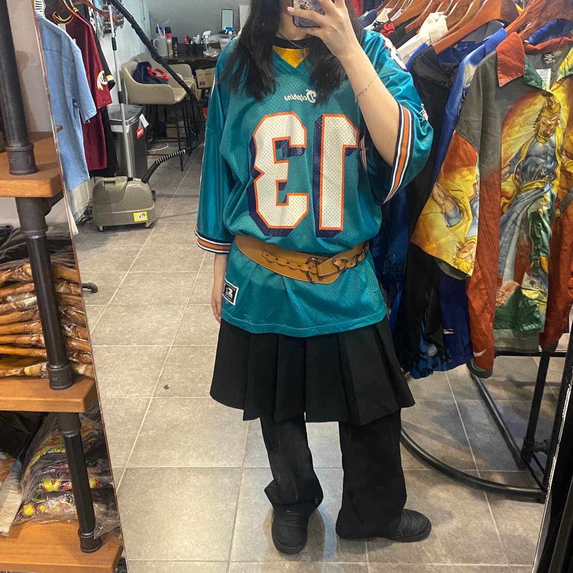 [NO.9] NFL 풋볼 져지 반팔티 청록 상품이미지5