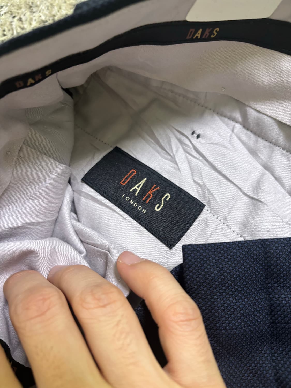일제 DAKS 네이비 슬랙스 사이즈 36인치 상품이미지4