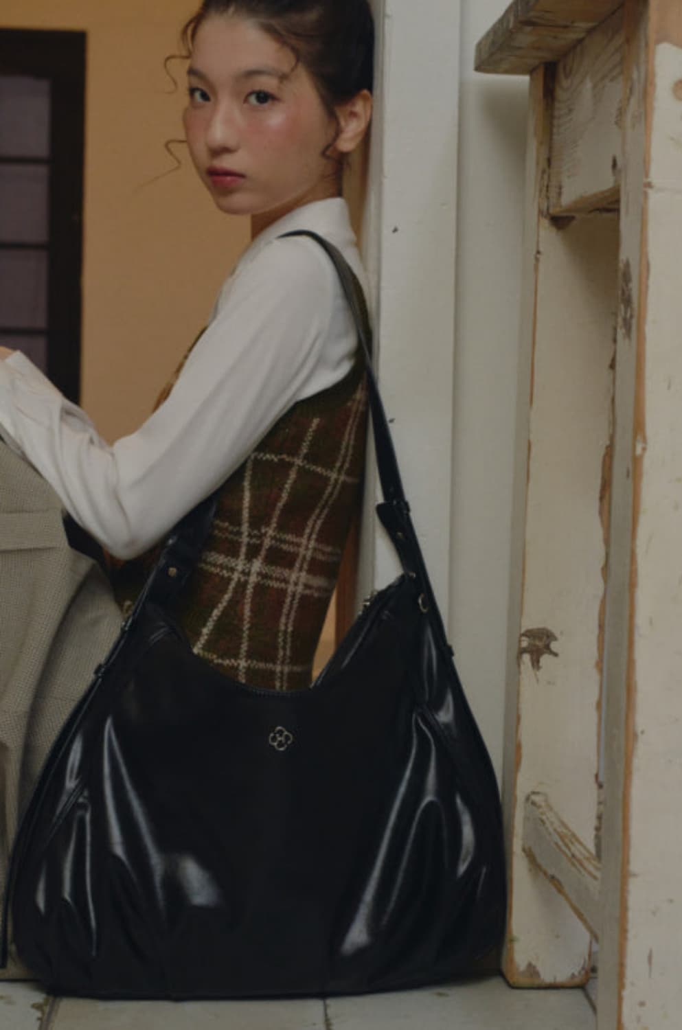 구효민 히어리 구디백 판매 크로스백 가죽백  상품이미지1