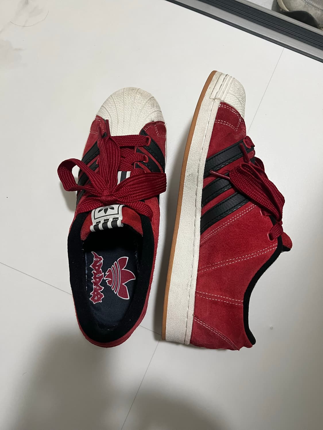 Adidas x YnuK 슈퍼스타 슈퍼모디파이드 파워 레드 275 상품이미지5