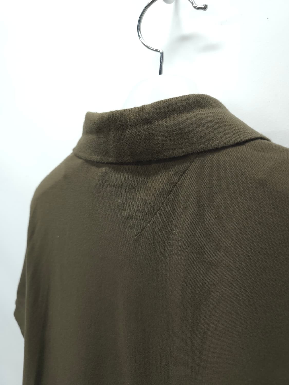 타미힐피거 슬림핏 로고 자수 카라 반팔 티셔츠 (95) 상품이미지10