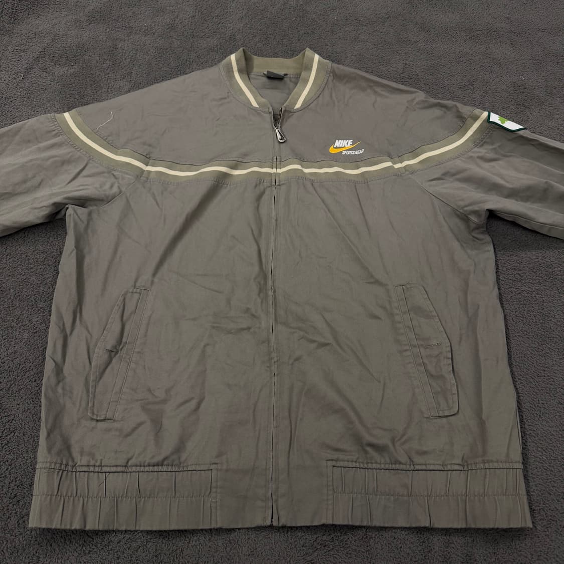 [ 정품/XL ] 나이키 스우시 올드스쿨 블루종 자켓 상품이미지3