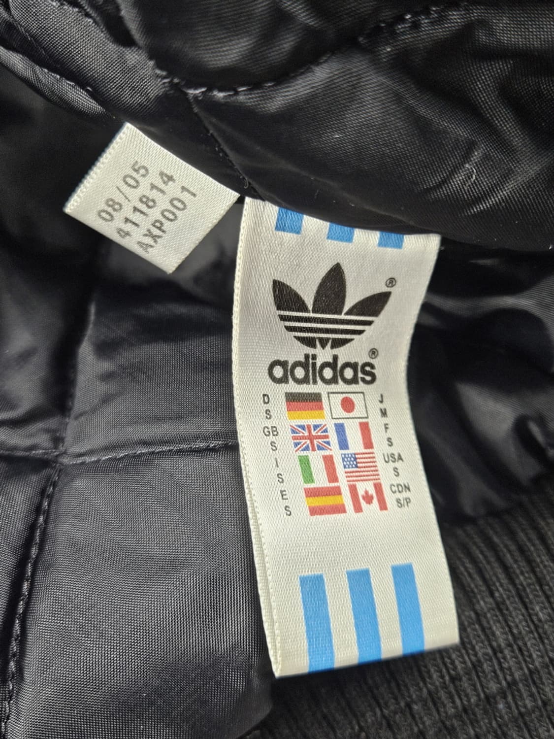 아디다스 바시티 레터맨 가죽 배색 울 자켓 ( S ) / 10086 상품이미지10