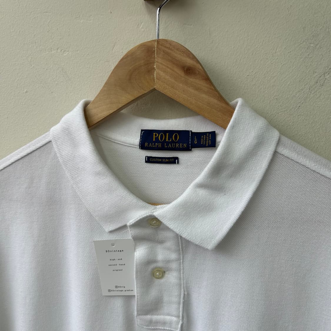 16764 - 폴로 랄프로렌 화이트 반팔 카라티 상품이미지3