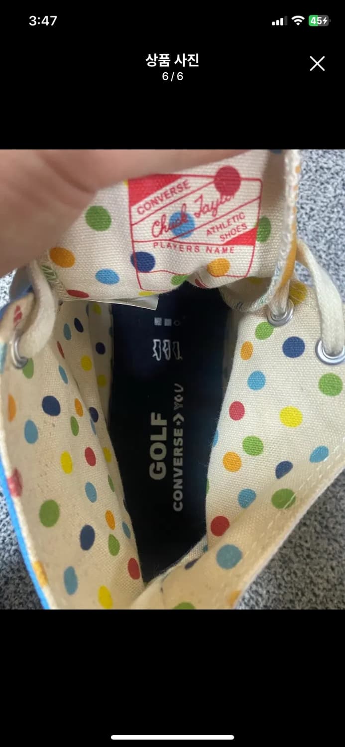 [Converse] 컨버스 Golf Wang 척70하이 300사이즈 상품이미지6