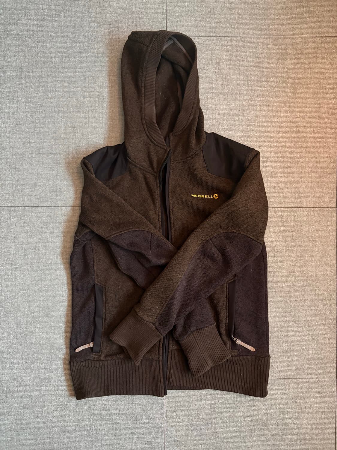 Merrell 니트 후드 집업 상품이미지1