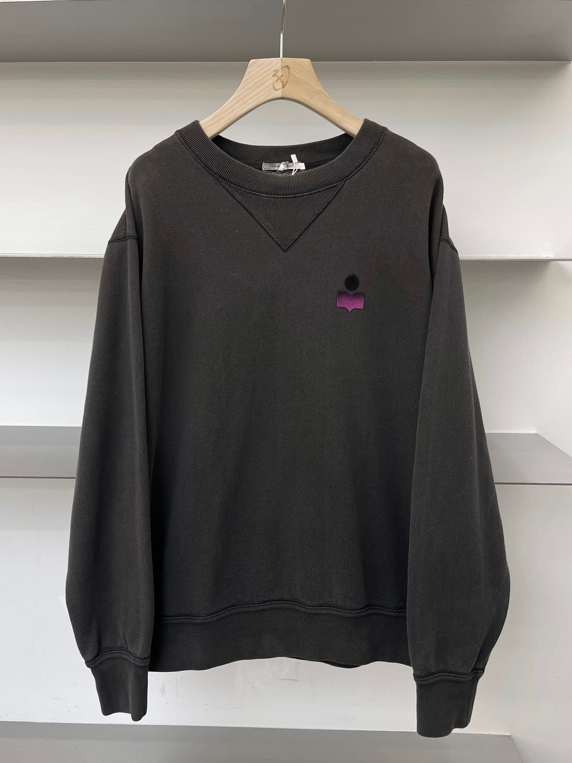 이자벨 마랑 21ss 마이크 벨벳 로고 스웻셔츠 상품이미지2