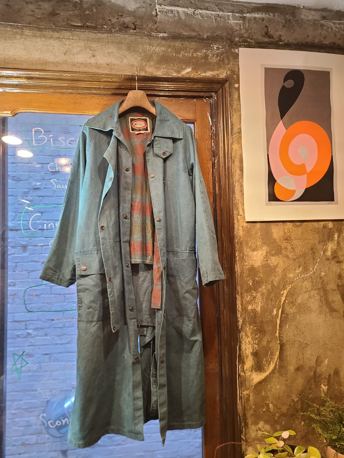 90'S 호주 수렵용아웃도어 코트  상품이미지2