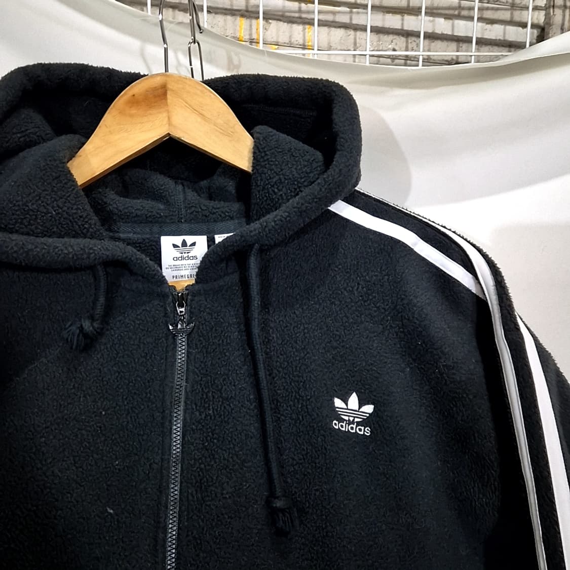 Adidas 아다다스 크롭 후리스 후드집업 상품이미지2