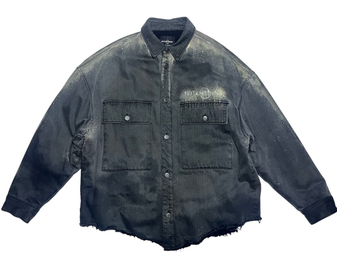 [OS] 빈티지 아카이브 이클립스 컷아웃 쉐르파 데님 자켓 상품이미지1