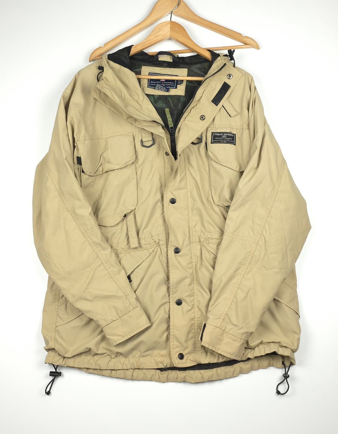 [M] 90's 폴로 랄프로렌 스포츠 폴로스포츠 나일론 자켓 상품이미지1