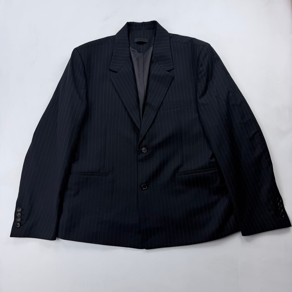 DNSR 멀티 스트라이프 싱글 블레이저 & 커브드 슬랙스 셋업 상품이미지3