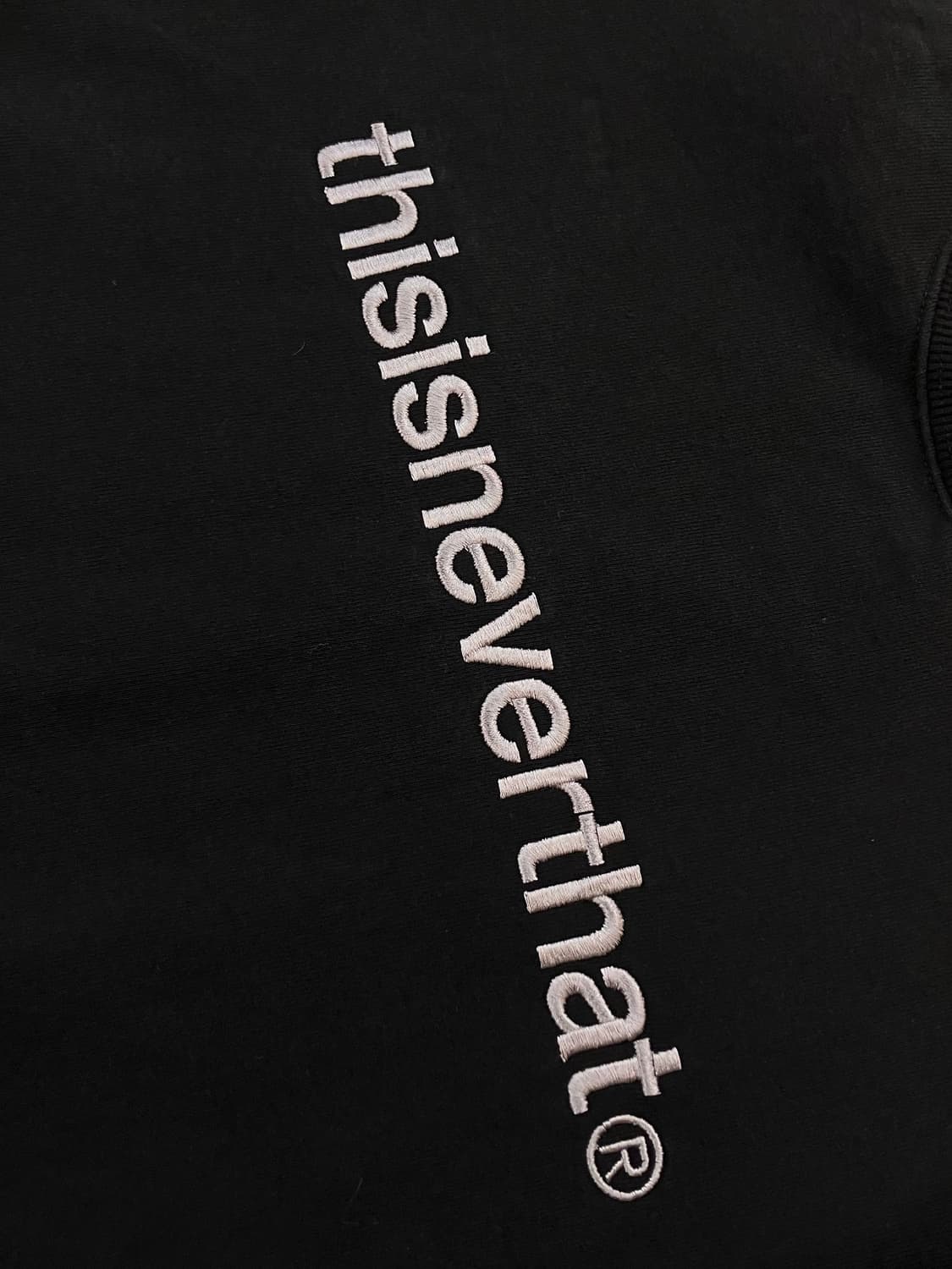 디스이즈네버댓 맨투맨 블랙 M  #csz3625 상품이미지4