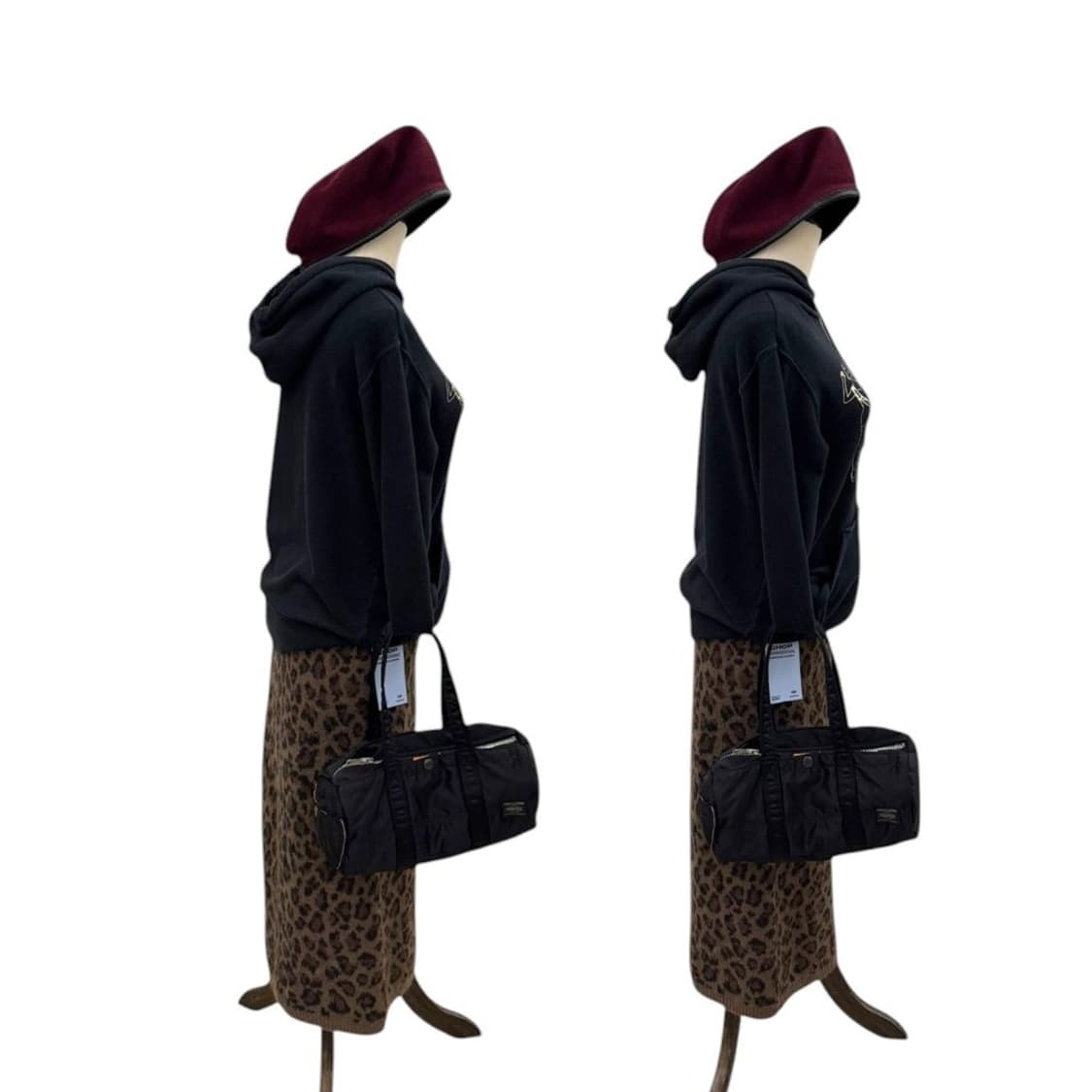 포터 탱커 보스턴백 블랙 (S) 상품이미지10