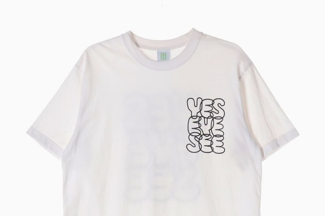 예스아이씨 버블 로고 화이트 반팔티 L 상품이미지3