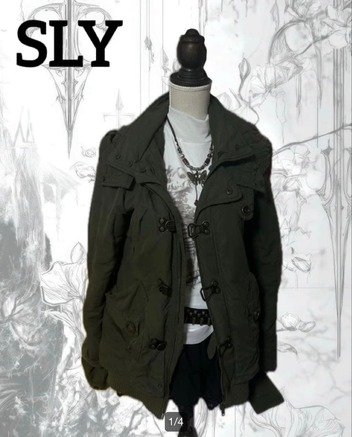 SLY 밀리터리 모즈코트 N3B y2k 상품이미지1