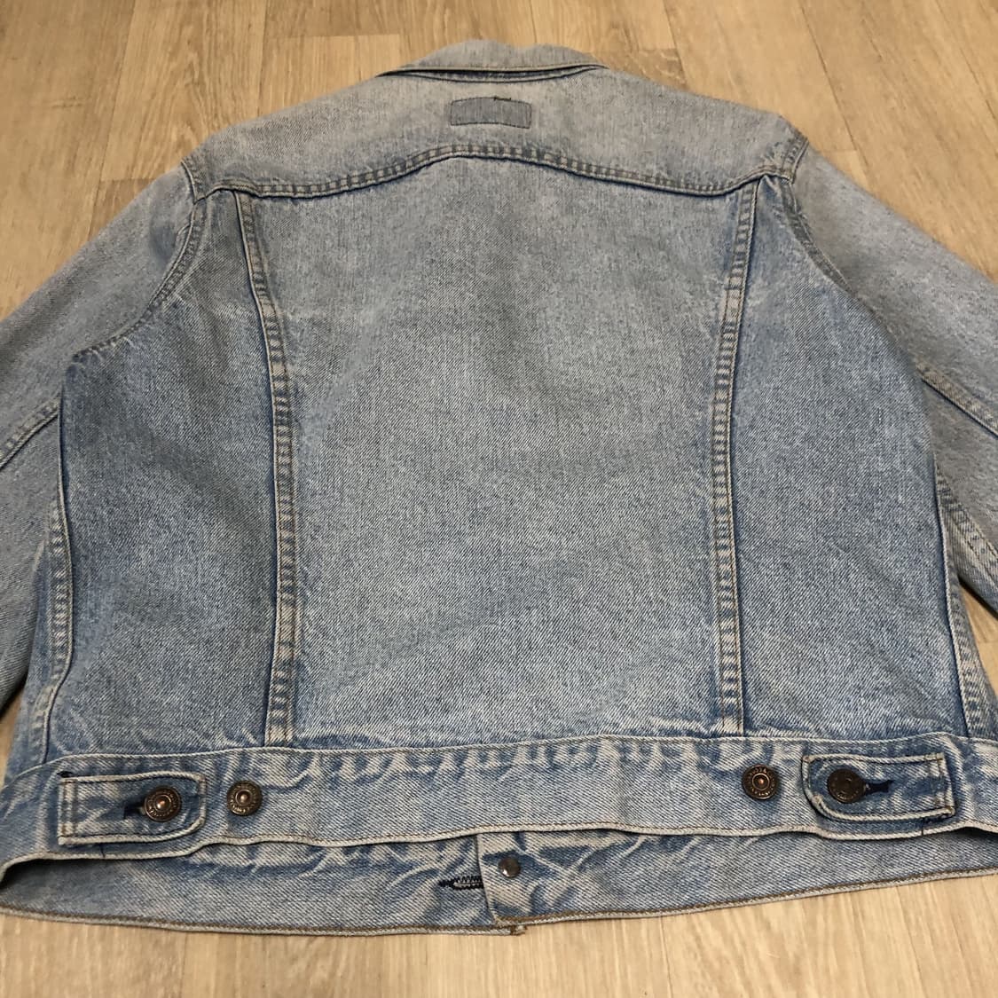 (42R) 90's 리바이스 미국제 70506-0214 연청 데님 자켓 상품이미지9