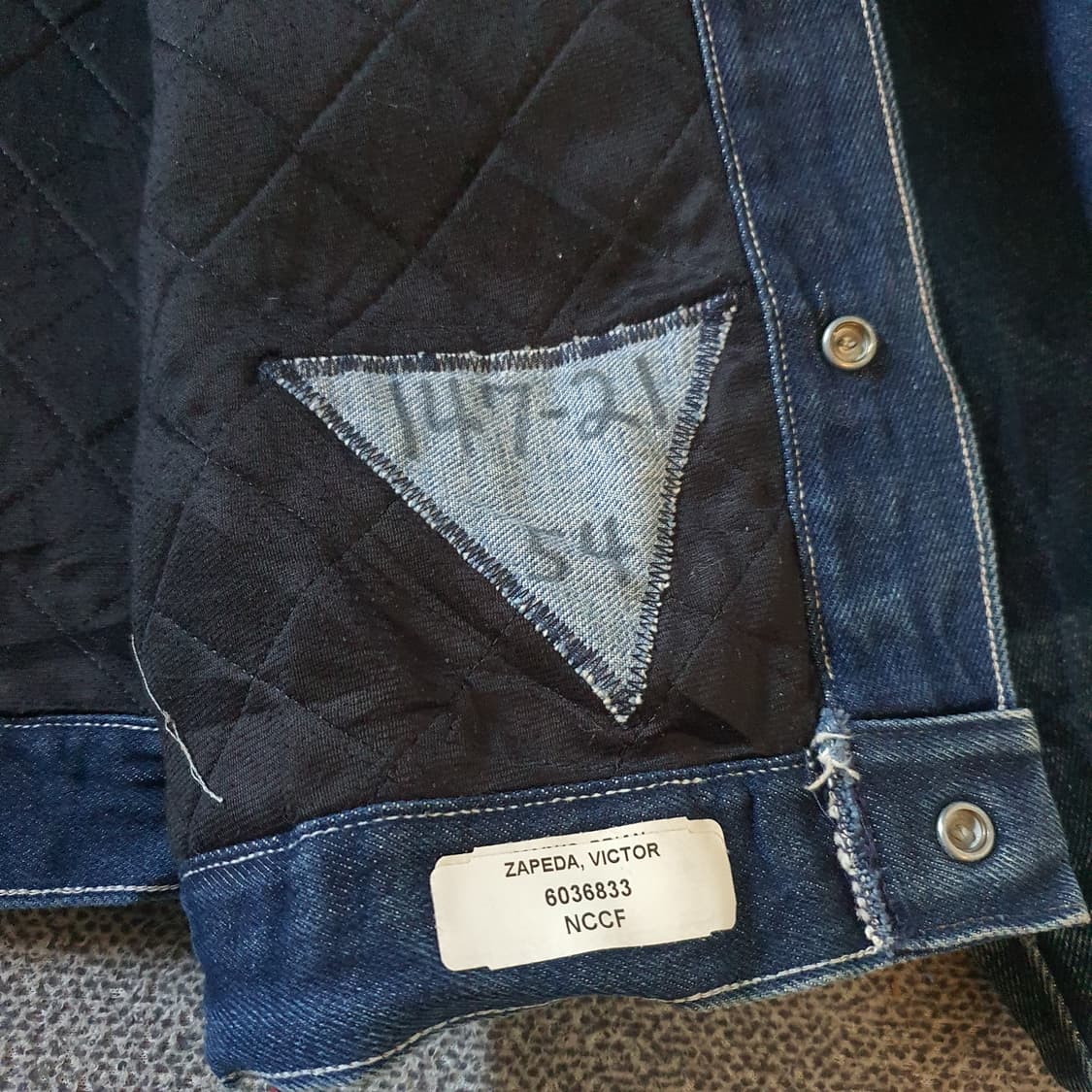 70s 미국 수입 워크 데님 자켓no.17 상품이미지7