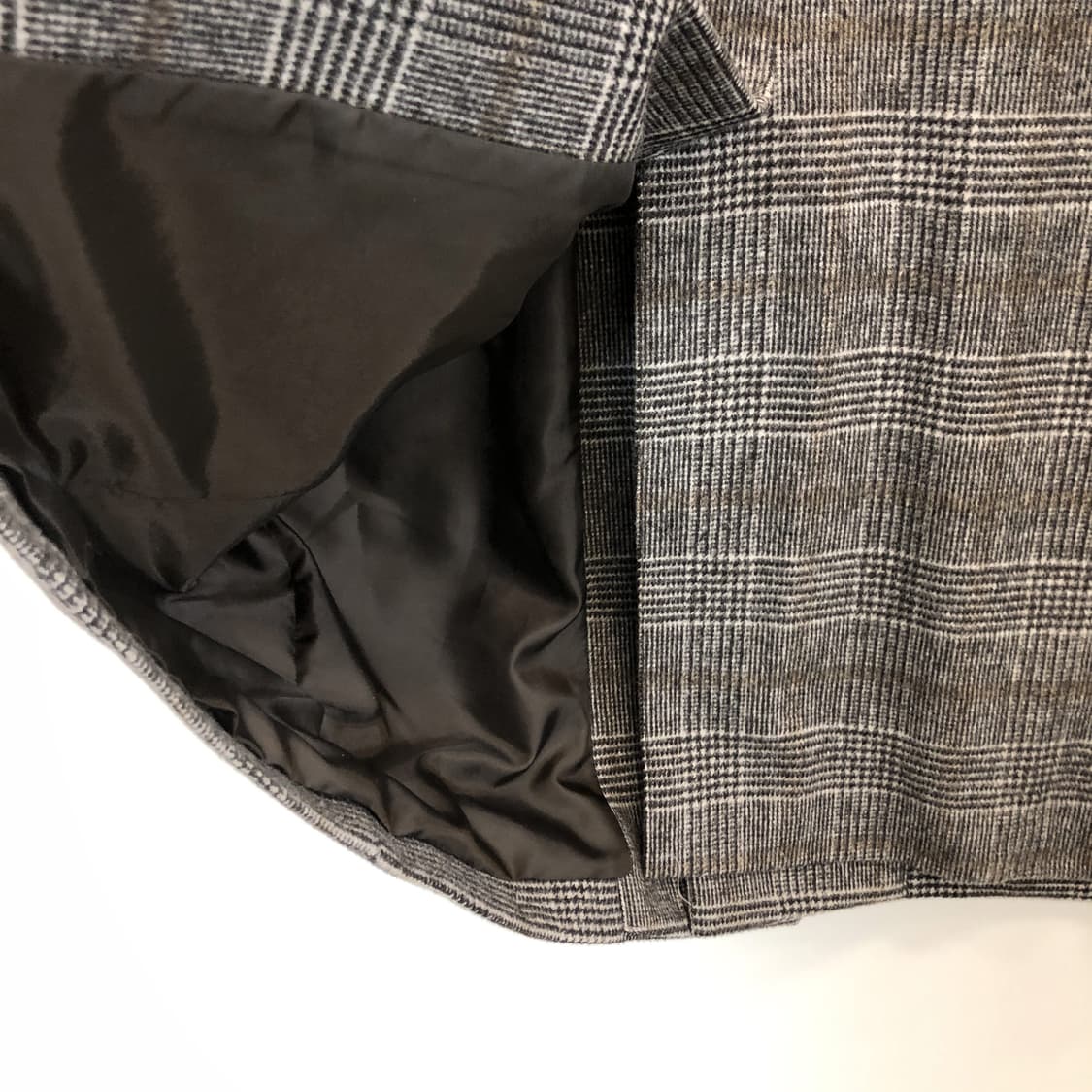 ANDZ 앤드지 캐시미어블렌디드 체크 울코트 95-100  상품이미지5