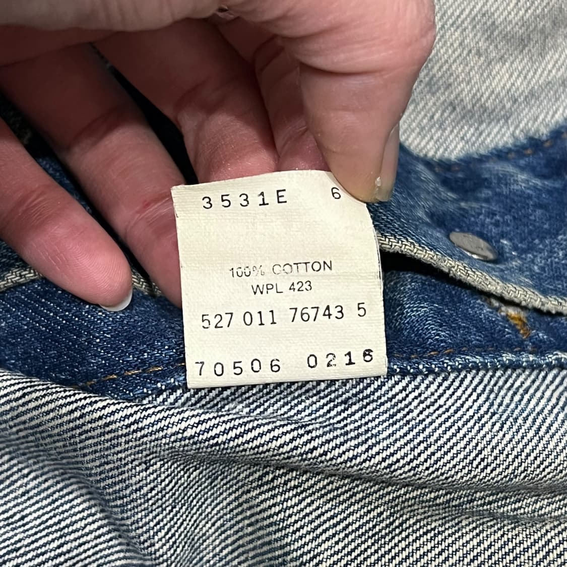 usa 리바이스 워크 데님자켓 s08767 상품이미지8