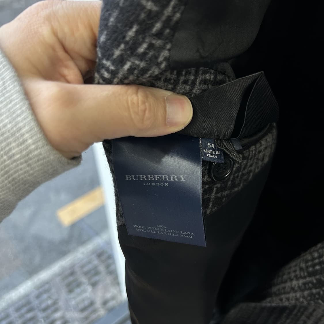 15777 - 버버리 체크 울 코트 (라나 울 100%) 상품이미지5