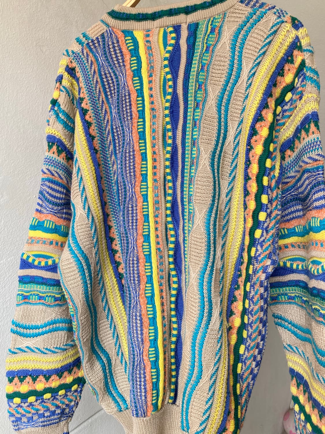 울 케이블 미쏘니st 패턴 니트 상품이미지6