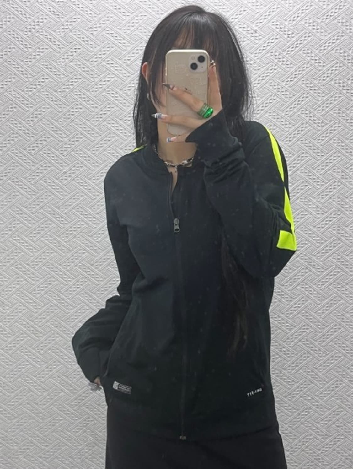 나이키 스우시 드라이핏 네온배색 져지 집업 L C08624 상품이미지2